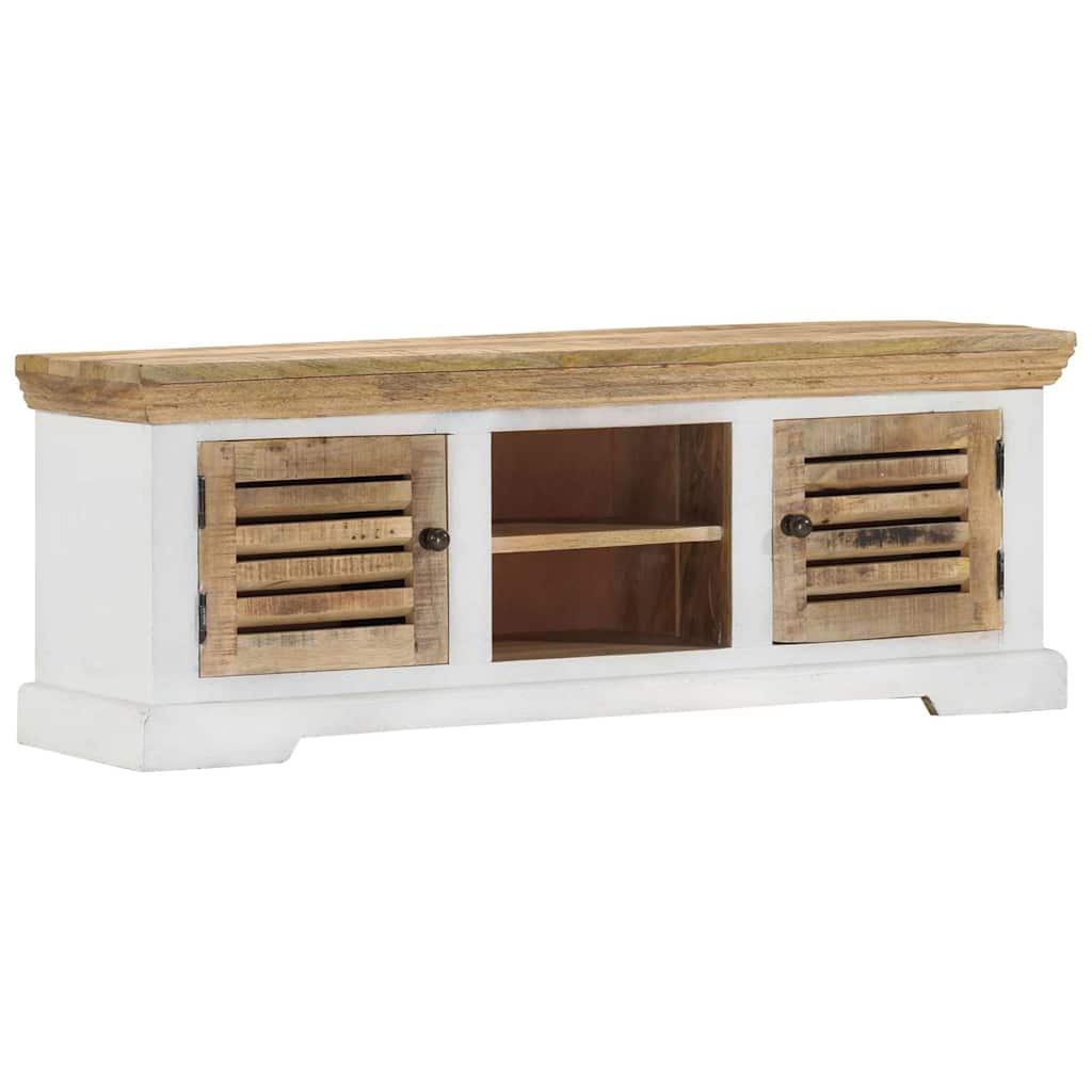 TV cabinet, 110x30x40cm, solid mango wood