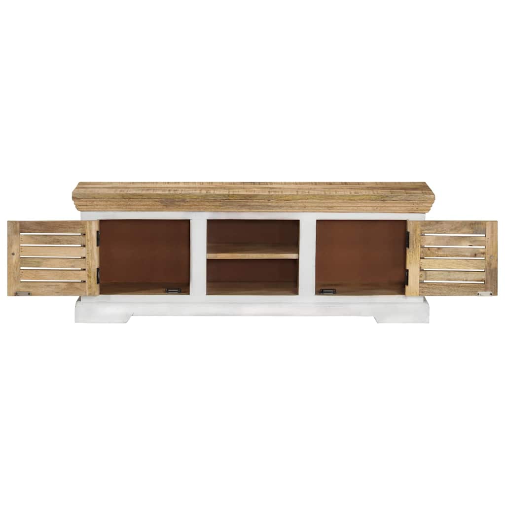 TV cabinet, 110x30x40cm, solid mango wood