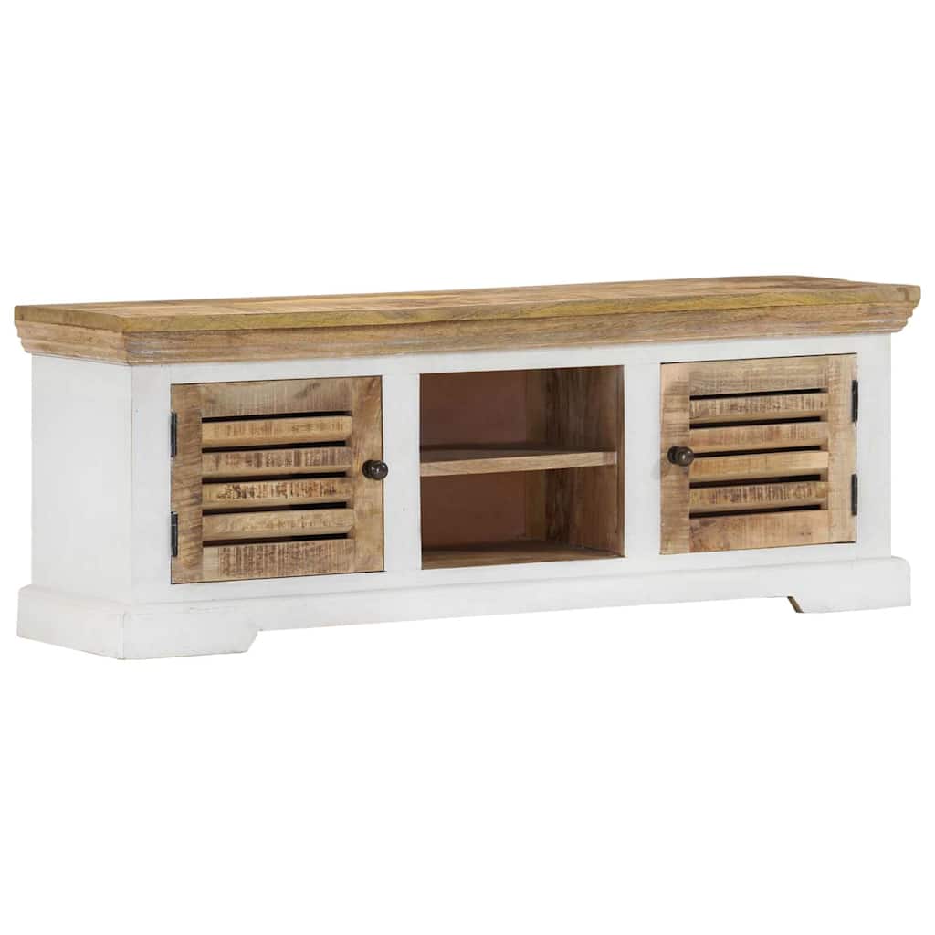 TV cabinet, 110x30x40cm, solid mango wood