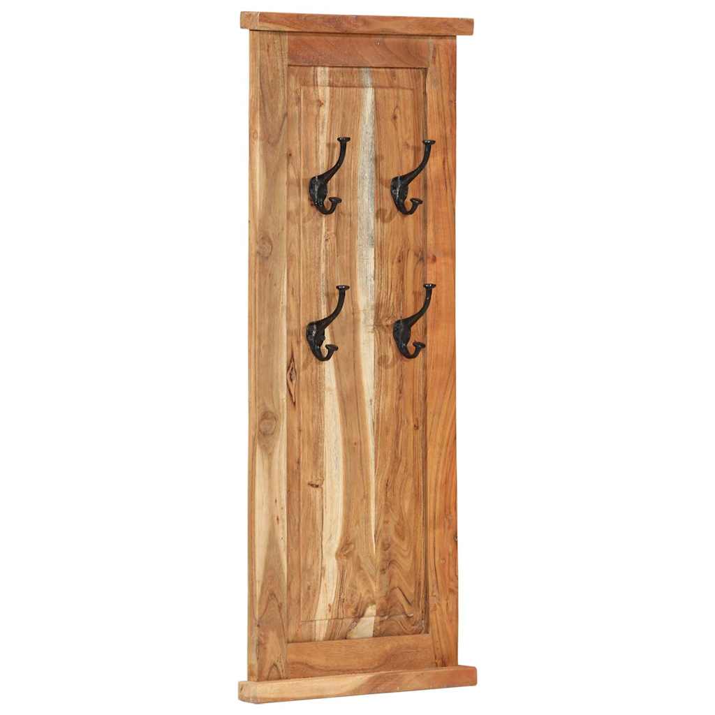 Coat racks, 2 pcs., 38x100cm, solid acacia wood