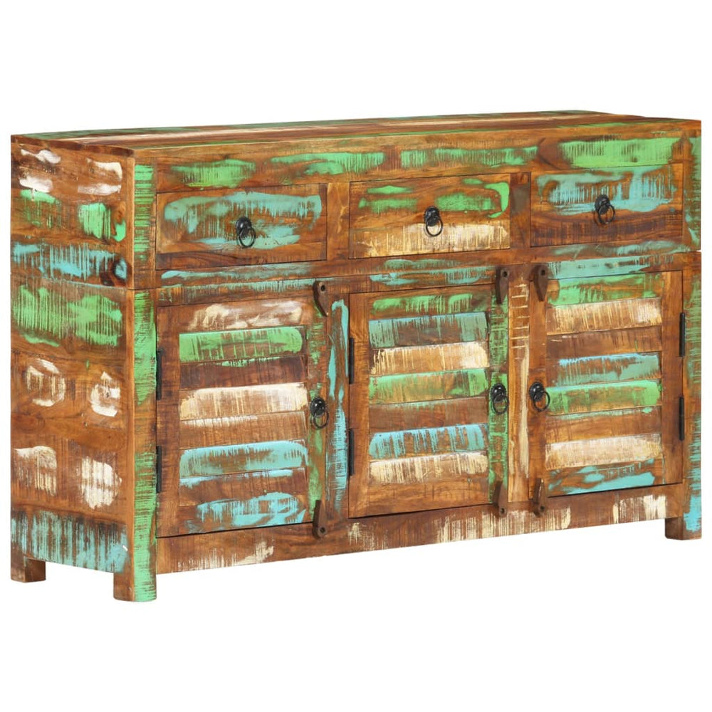 Šoninė spintelė, 110x30x65cm, perdirbtos medienos masyvas