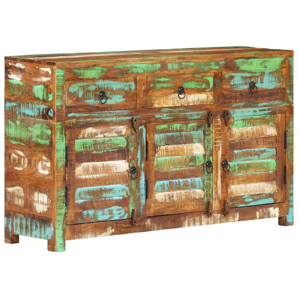Šoninė spintelė, 110x30x65cm, perdirbtos medienos masyvas