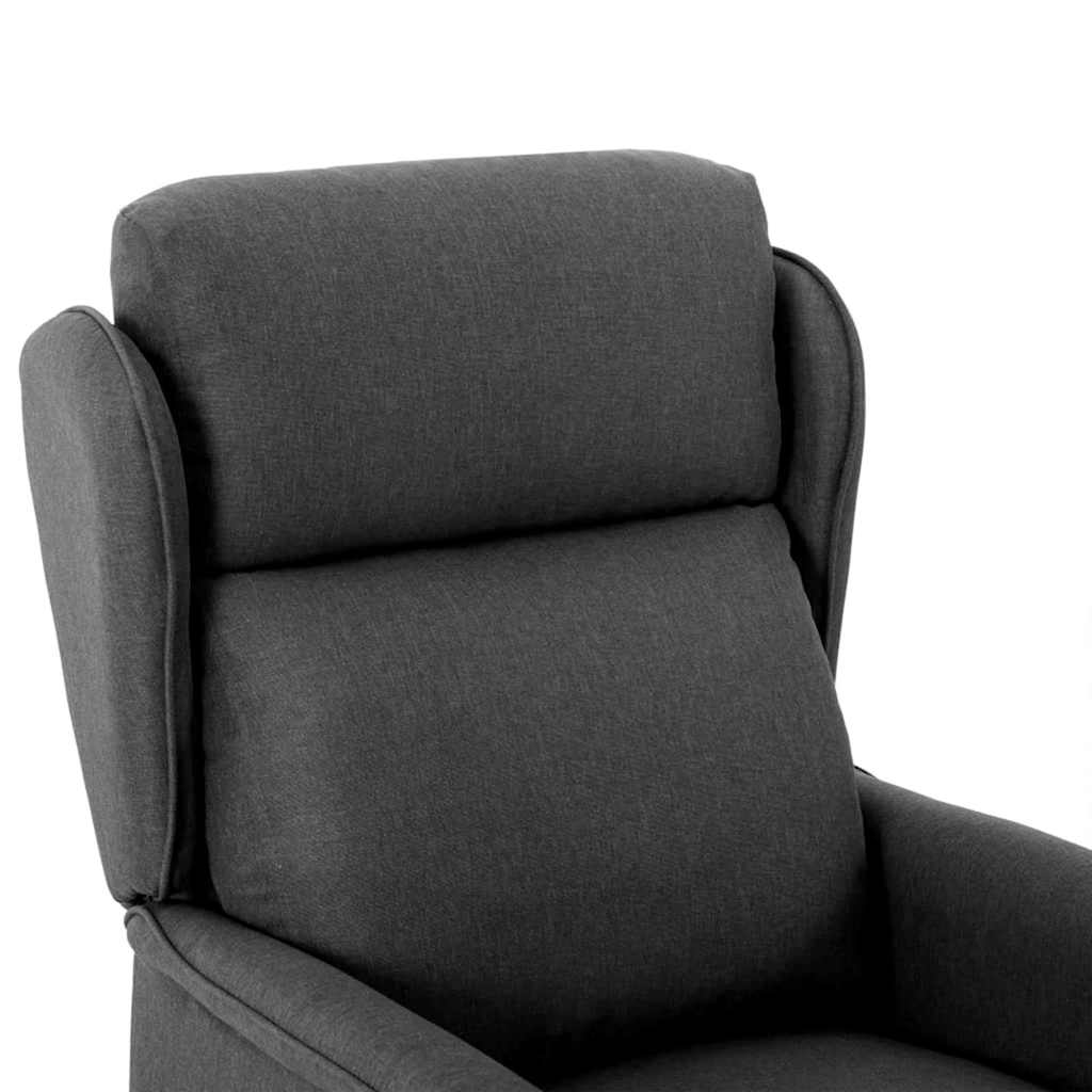 Reclining Armchair Dark grey 67.5 x 93.5 x 101.5 cm