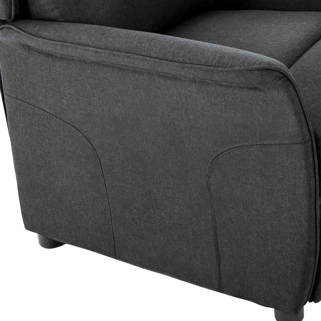 Reclining Armchair Dark grey 67.5 x 93.5 x 101.5 cm