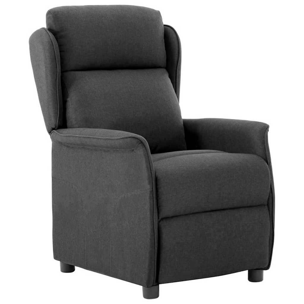 Reclining Armchair Dark grey 67.5 x 93.5 x 101.5 cm