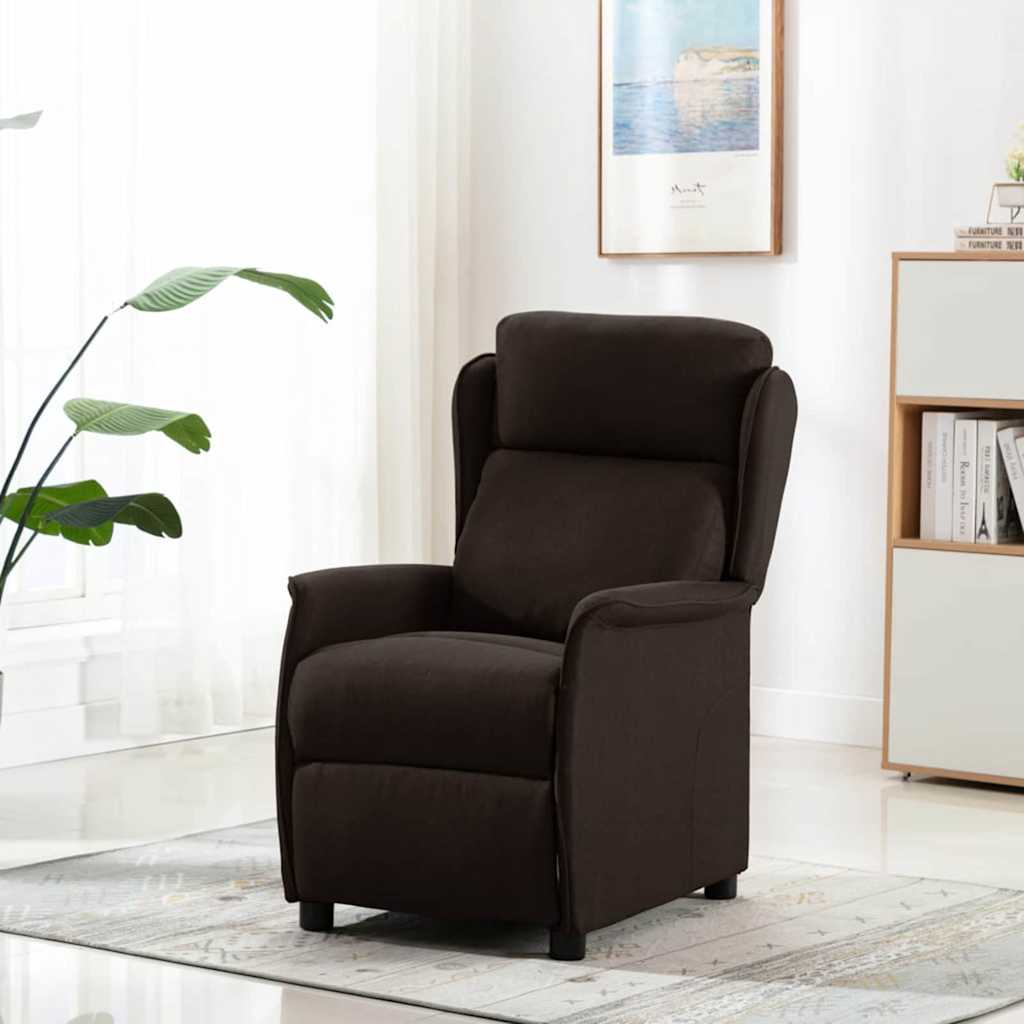 Recliner Dark brown 67.5 x 93.5 x 101.5 cm