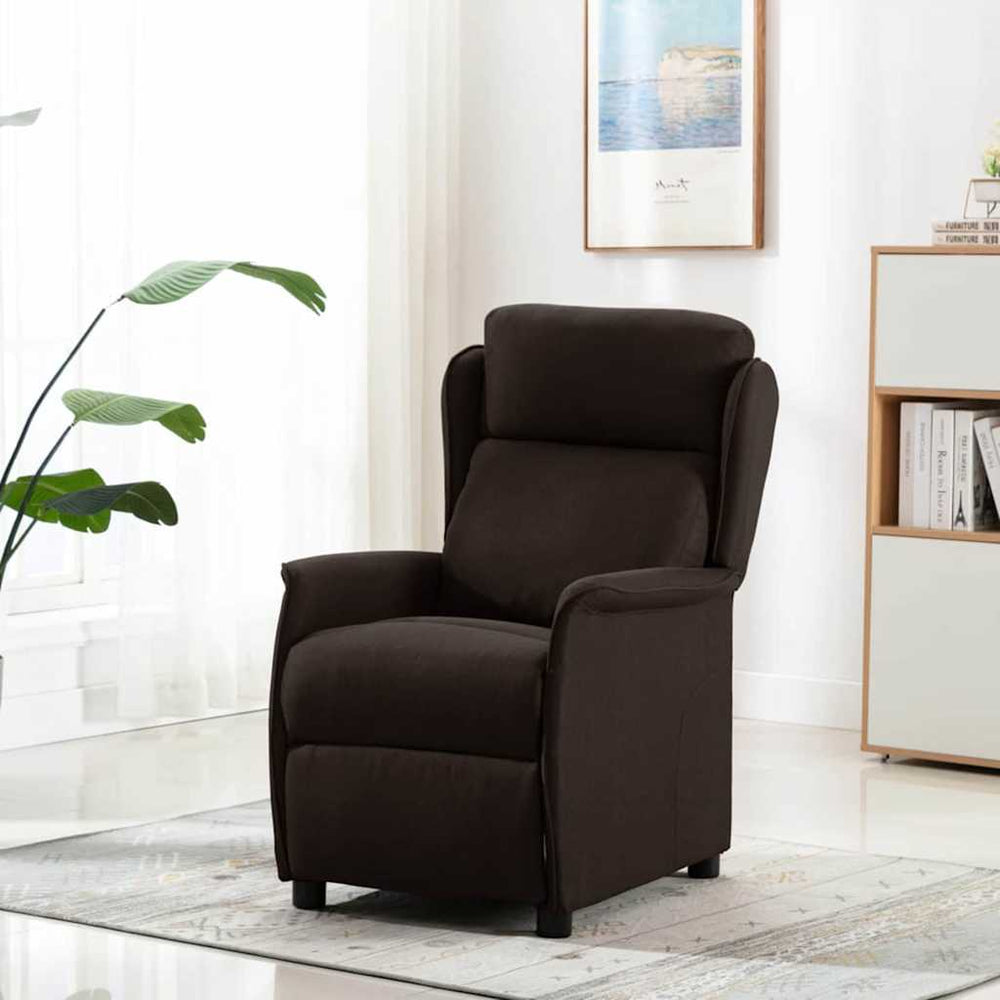 Recliner Dark brown 67.5 x 93.5 x 101.5 cm