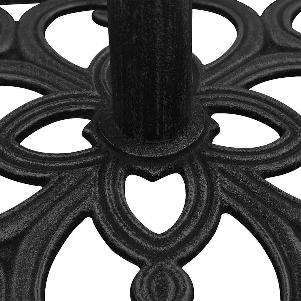 Parasol base, black, 47x47x33cm, cast iron
