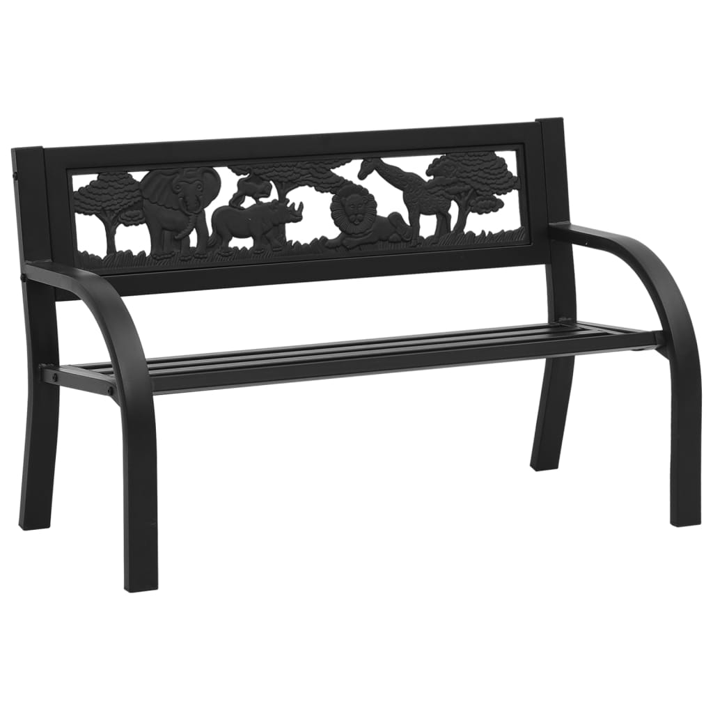 Children's garden bench, 86cm, steel