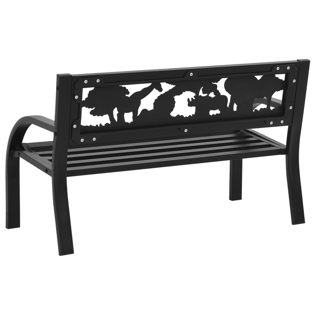 Children's garden bench, 86cm, steel
