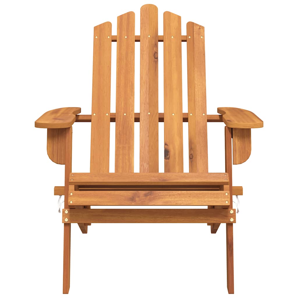 Garden Adirondack Chair, Solid Acacia Wood