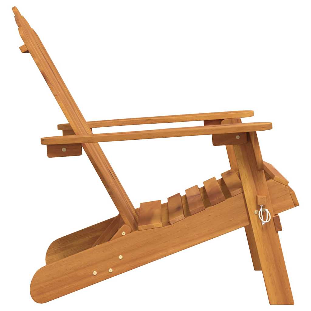 Garden Adirondack Chair, Solid Acacia Wood