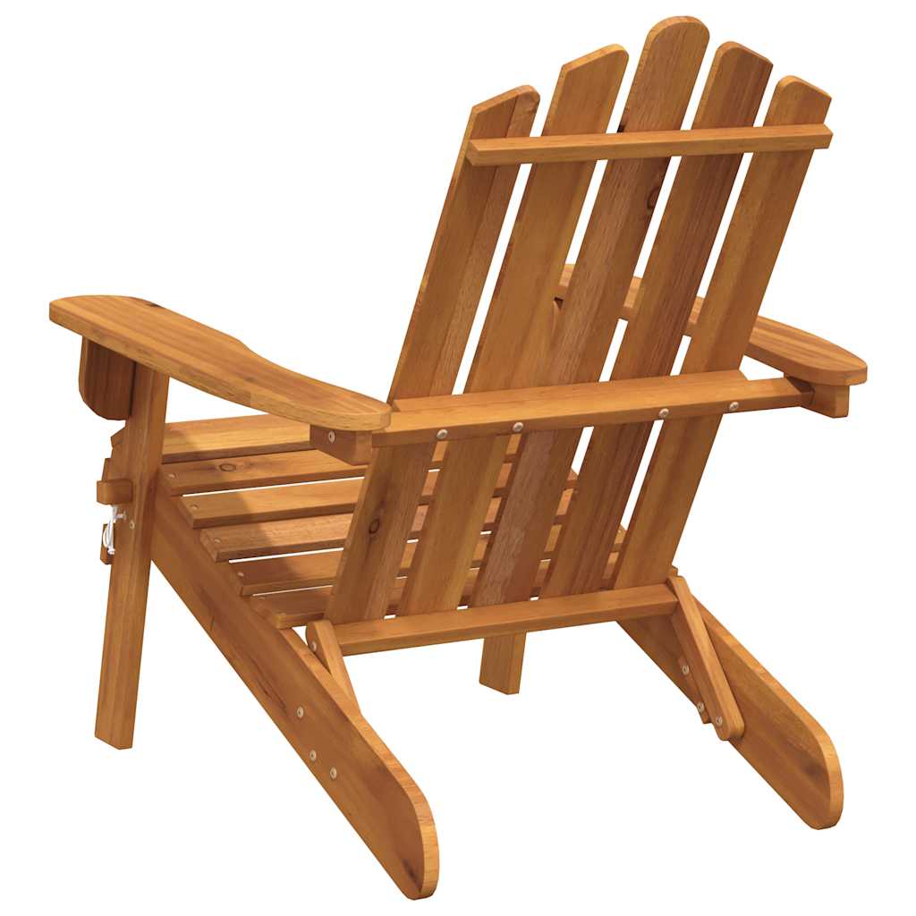 Garden Adirondack Chair, Solid Acacia Wood