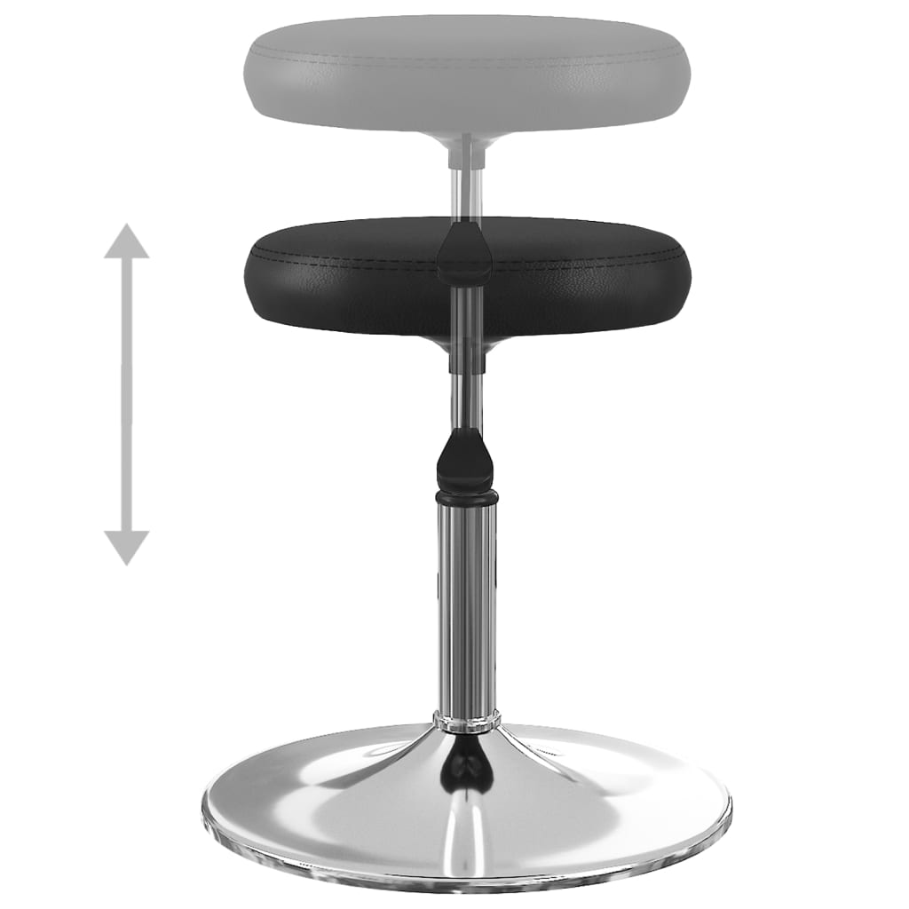 dining chairs, 6 pcs, black, artificial leather