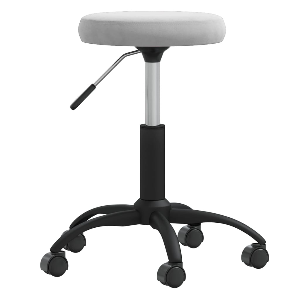 Dining chair, light grey, velvet (333174)