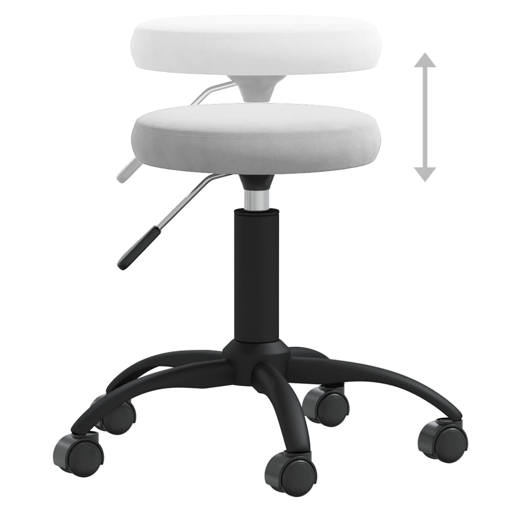 Dining chair, light grey, velvet (333174)