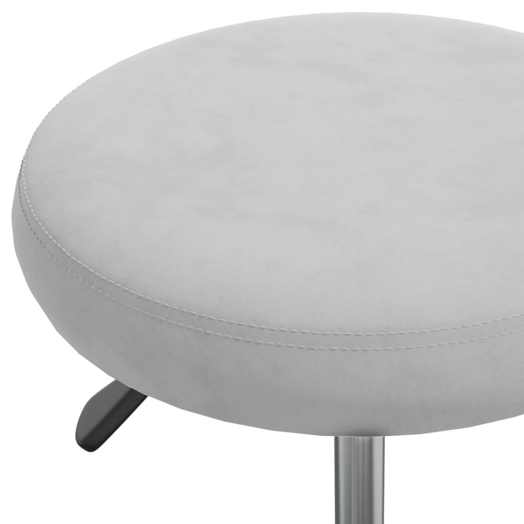 Dining chair, light grey, velvet (333174)
