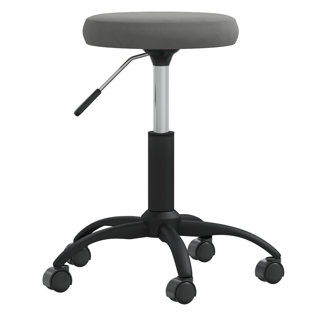 Dining chair, dark grey, velvet (333175)