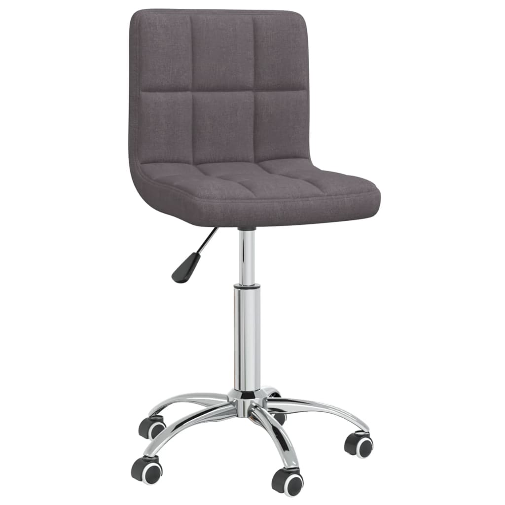 Swivel dining chair, taupe, fabric (334322)
