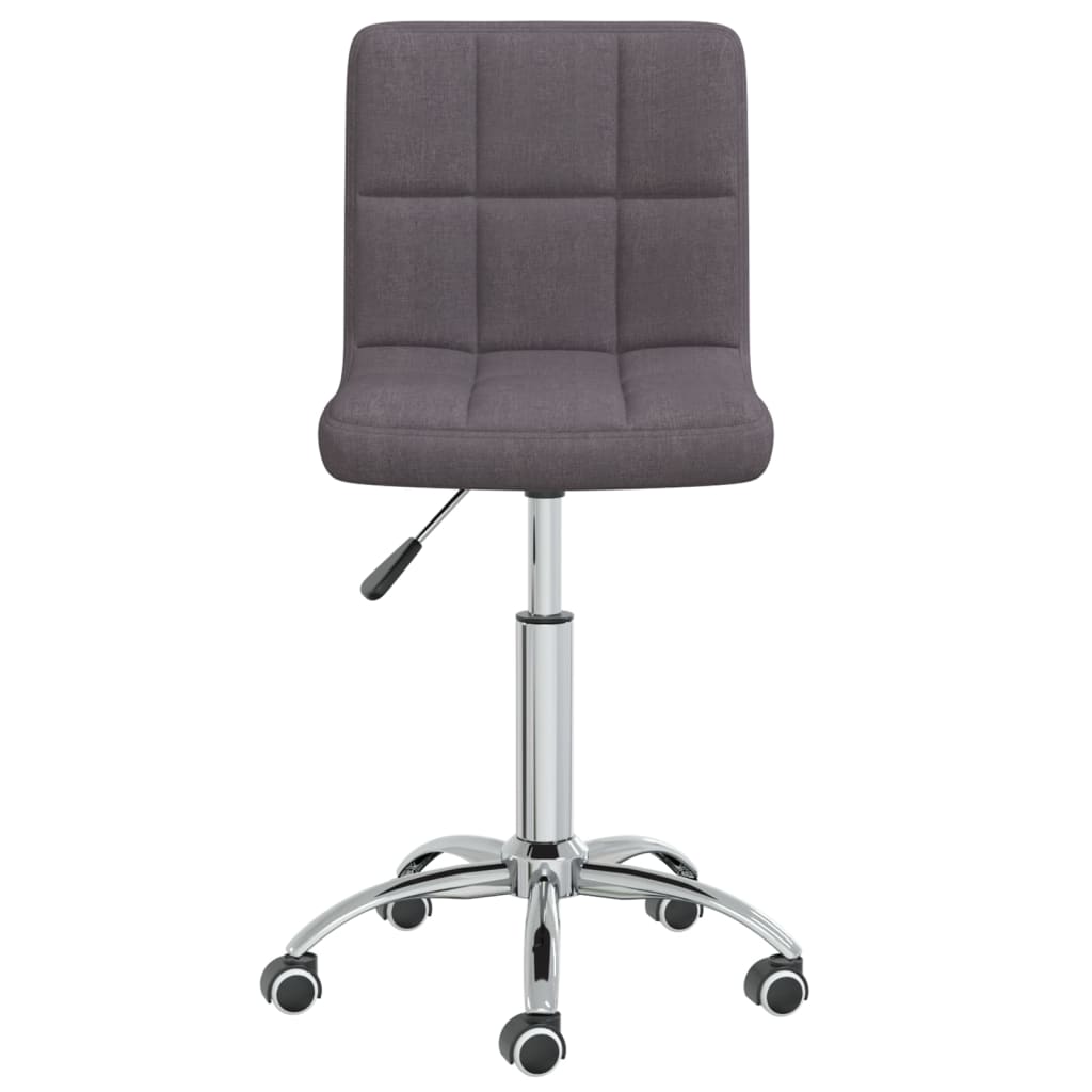 Swivel dining chair, taupe, fabric (334322)