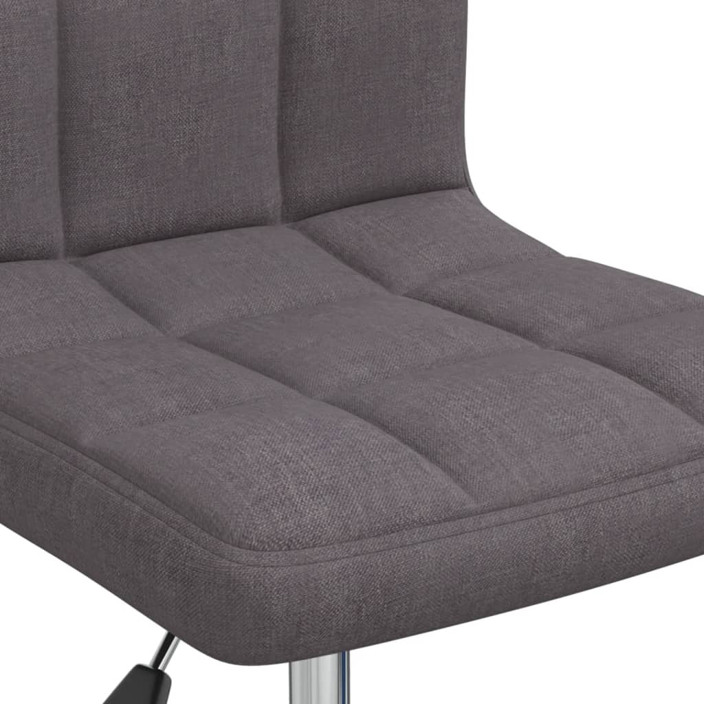 Swivel dining chair, taupe, fabric (334322)