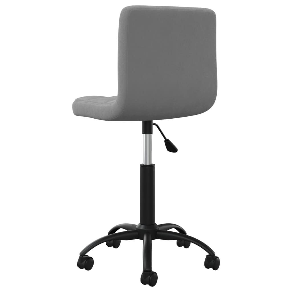 Swivel dining chair, dark grey, velvet (334357)
