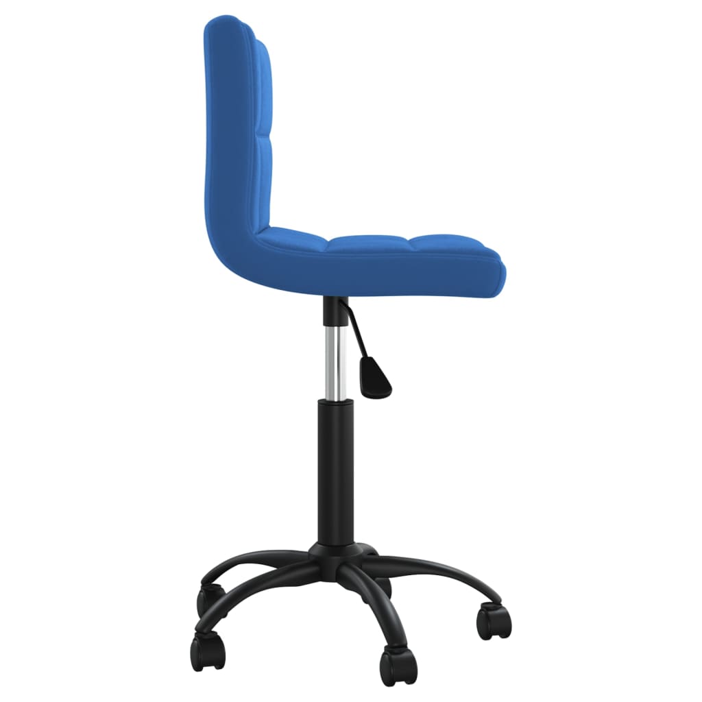 Swivel dining chair, blue, velvet (334360)