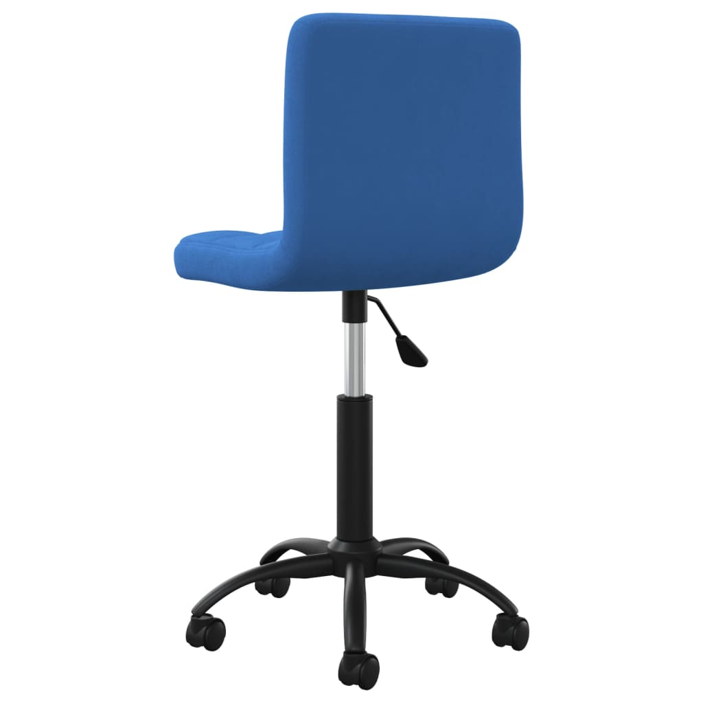 Swivel dining chair, blue, velvet (334360)