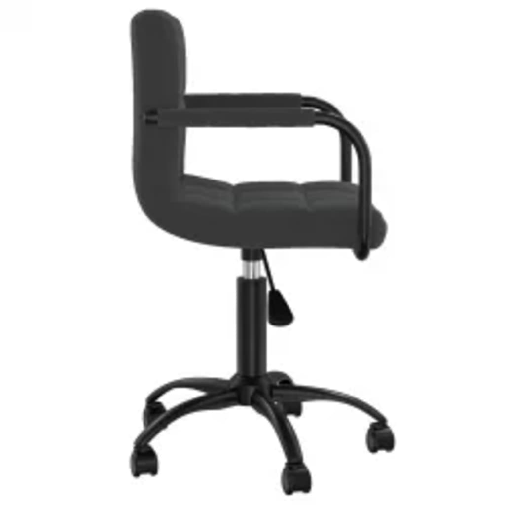 Swivel Dining Chairs, 6 pcs., Black, Velvet