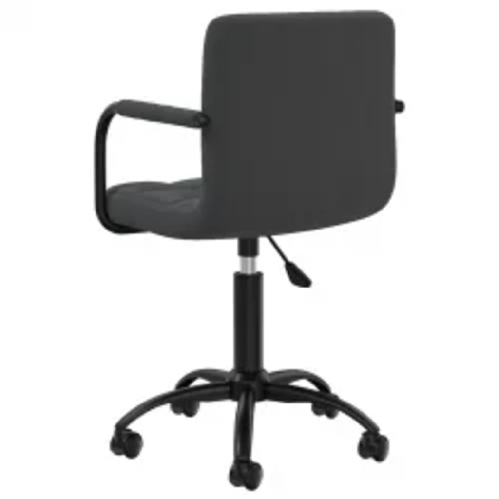 Swivel Dining Chairs, 6 pcs., Black, Velvet