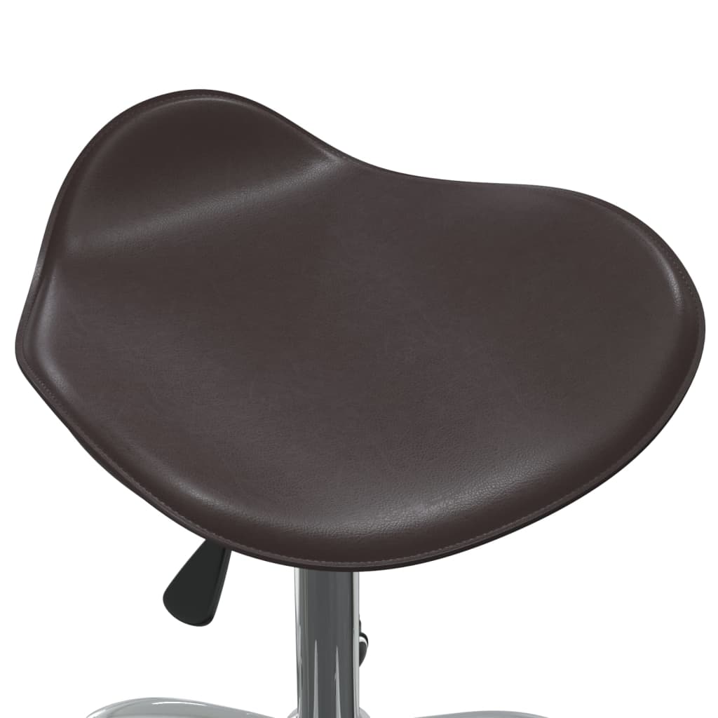Office chair, brown, artificial leather (323686)