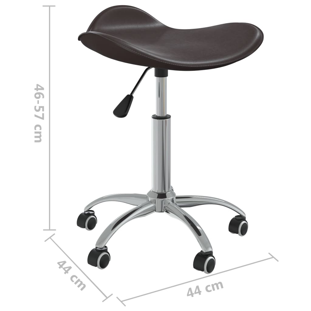 Office chair, brown, artificial leather (323686)