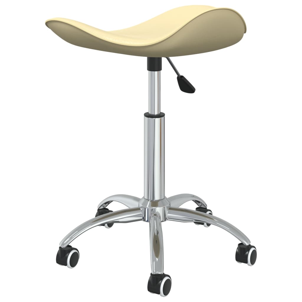 Office chair, cream-colored, artificial leather (323687)