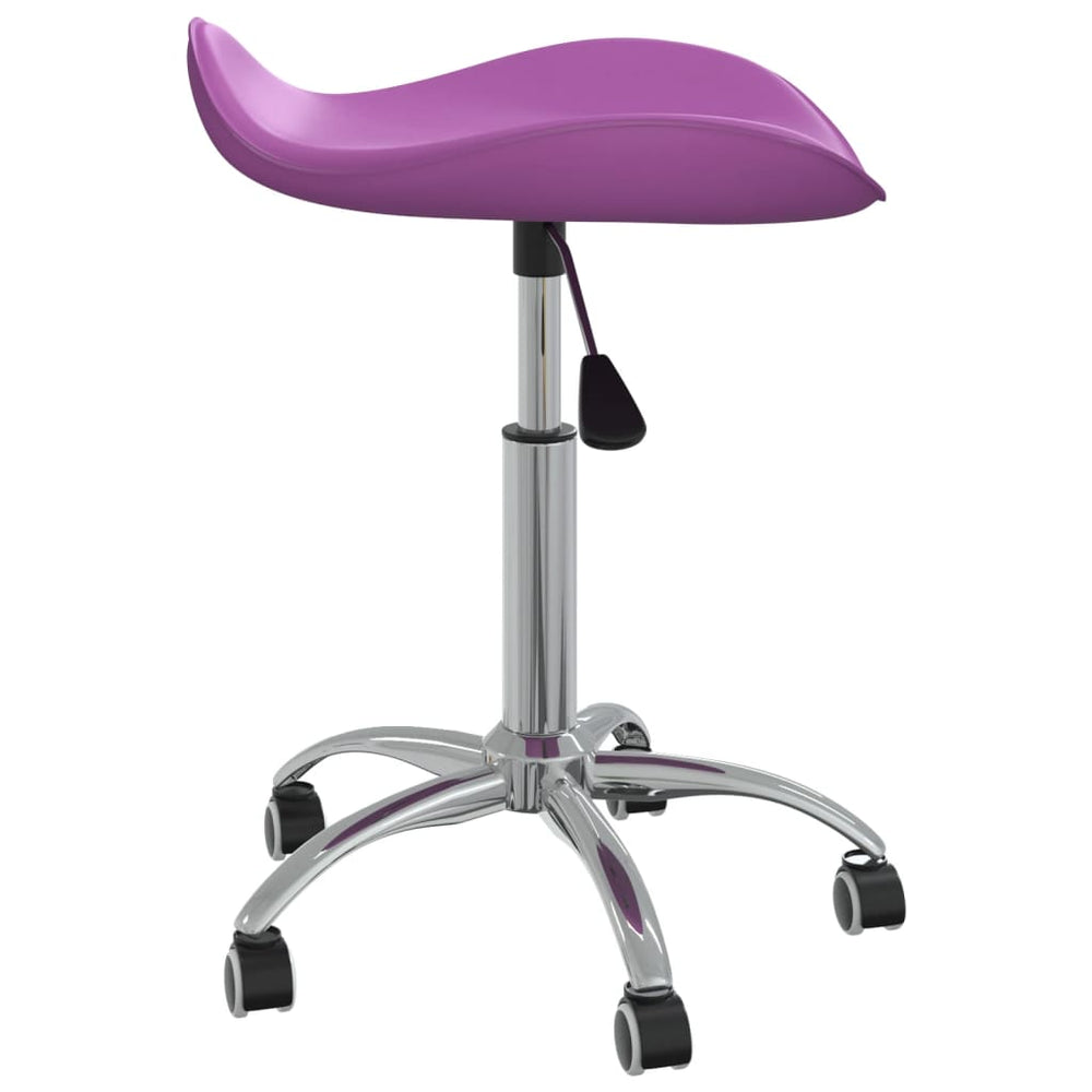 Biuro kėdė, violetinės spalvos, dirbtinė oda (323691)