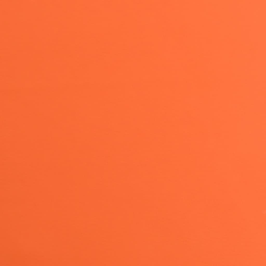 Swivel dining chair, orange, artificial leather (323690)