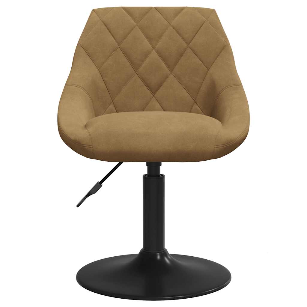 Dining chair, brown, velvet (335314)
