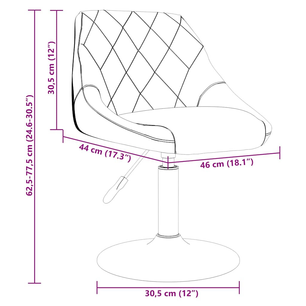Dining chair, brown, velvet (335314)