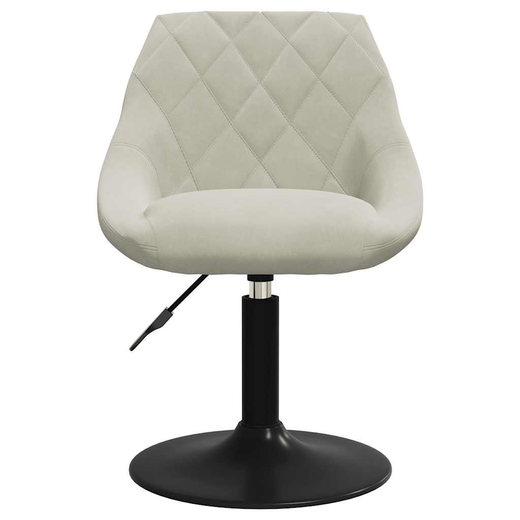 Dining chair, cream, velvet (335315)