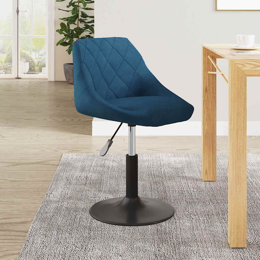 Dining chair, blue, velvet (335320)