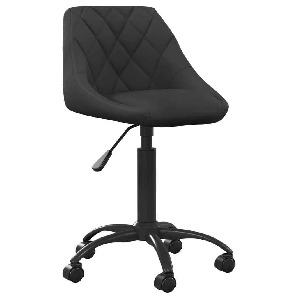 Office chair, black, velvet (335357)
