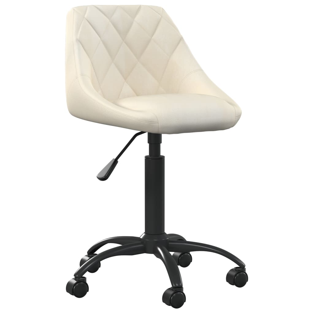 Office chair, cream color, velvet (335359)