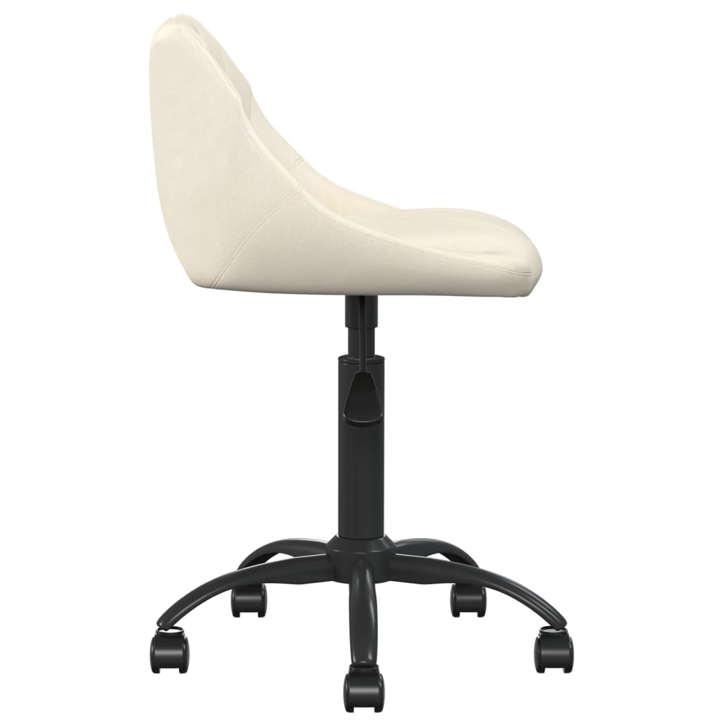 Office chair, cream color, velvet (335359)