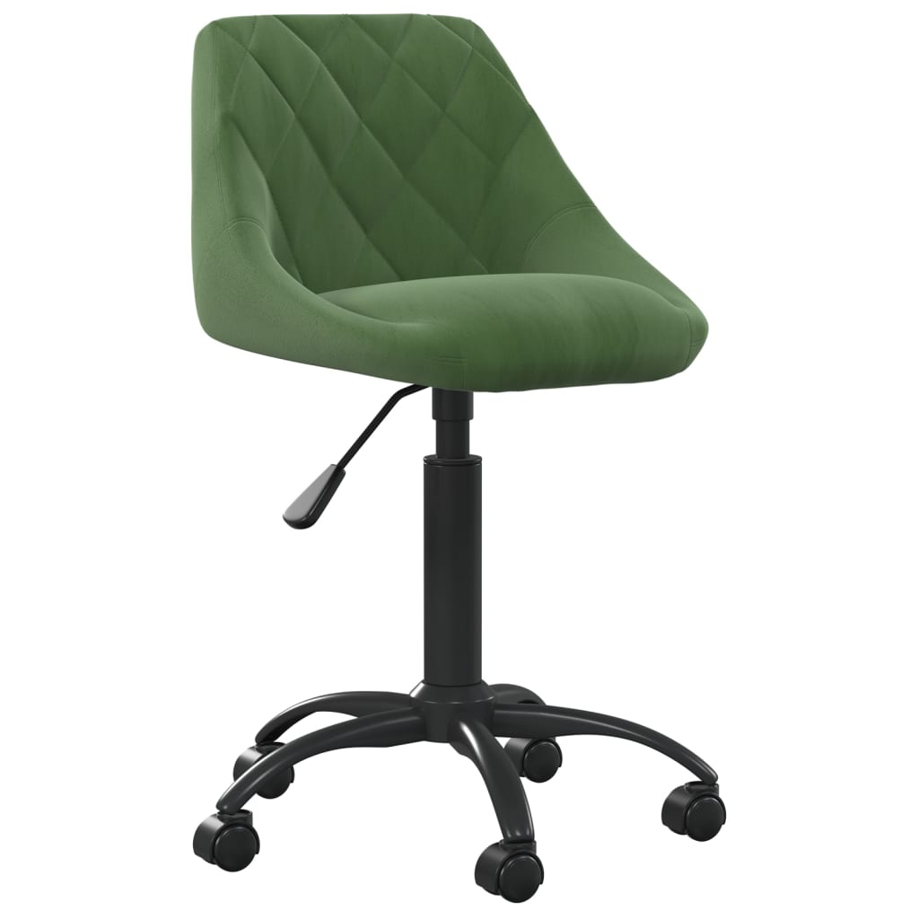 Office chair, dark green, velvet (335363)
