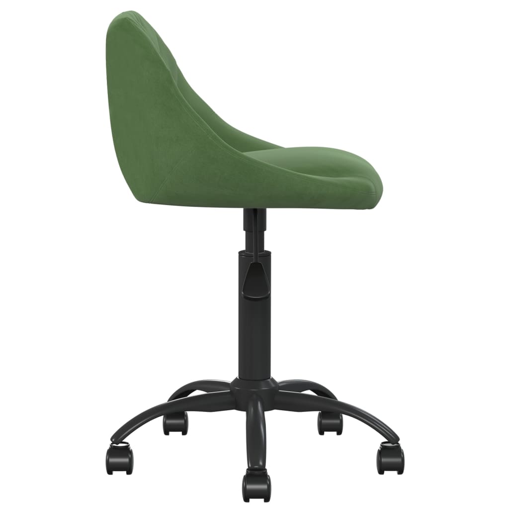 Office chair, dark green, velvet (335363)