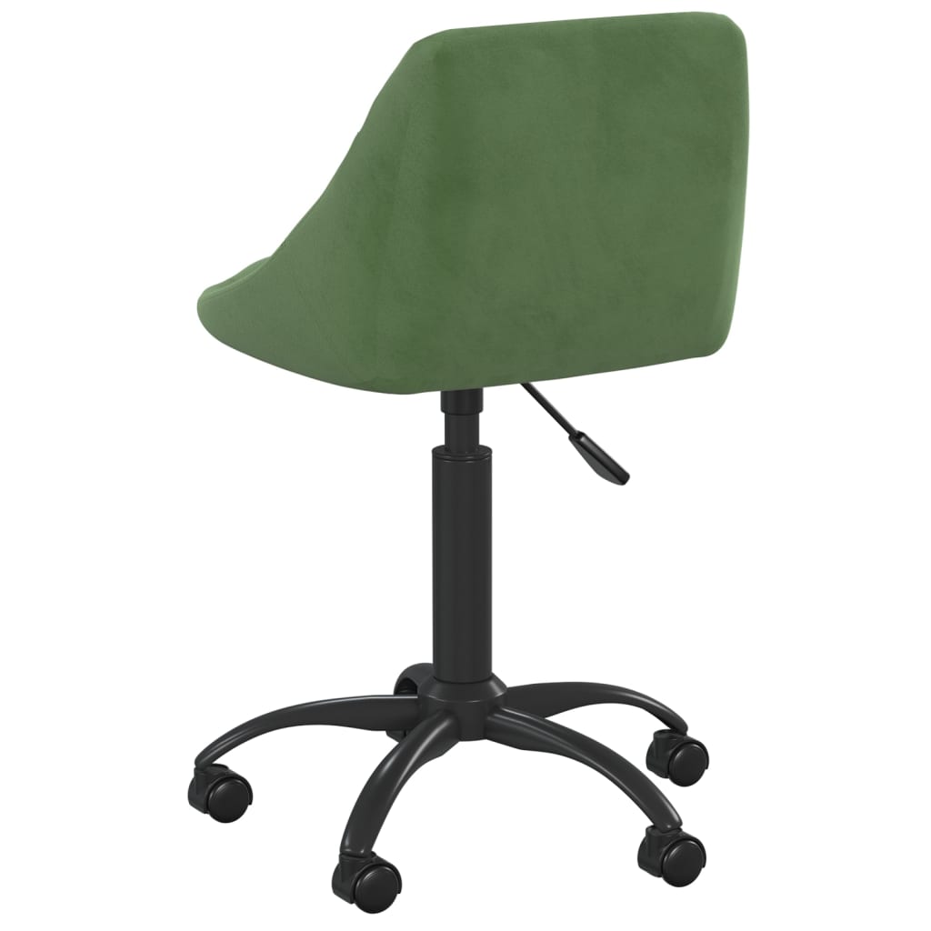 Office chair, dark green, velvet (335363)
