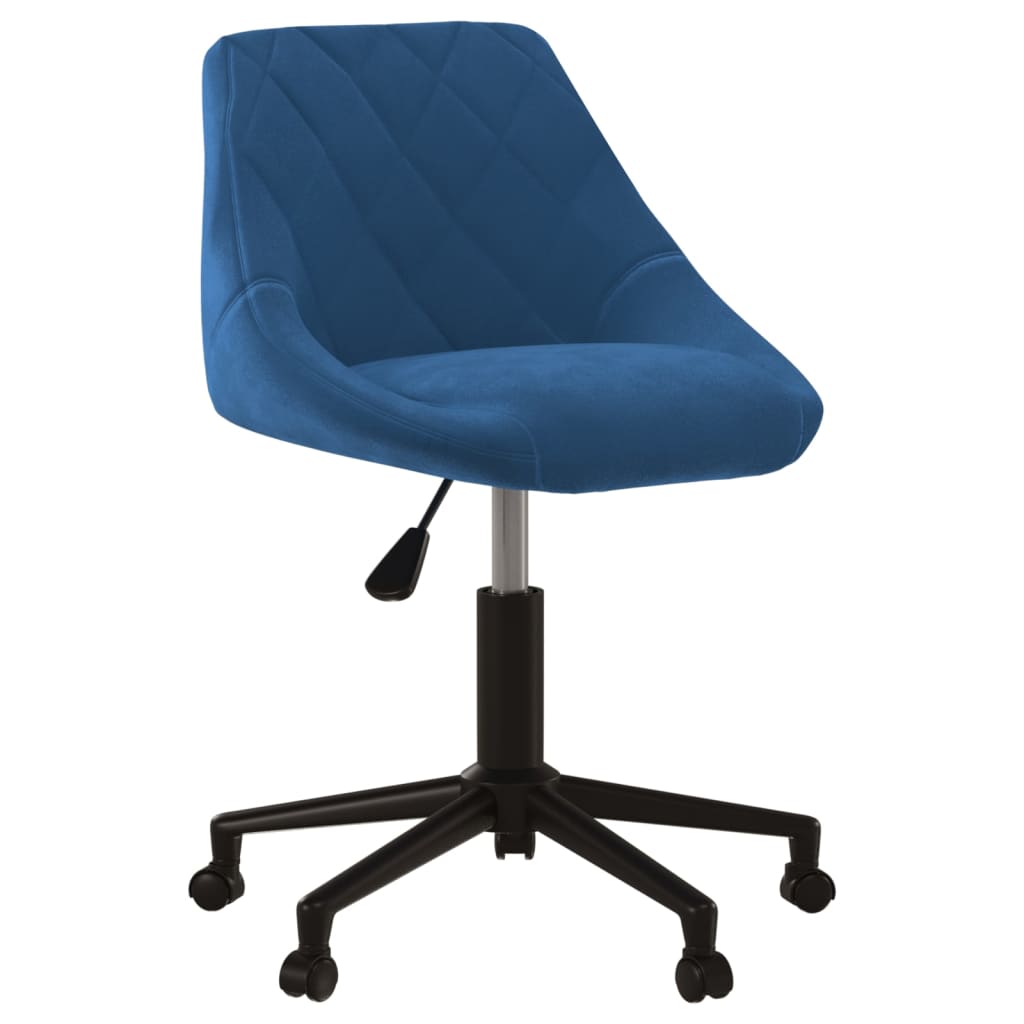 Swivel Dining Chair, Blue, Velvet (335488)