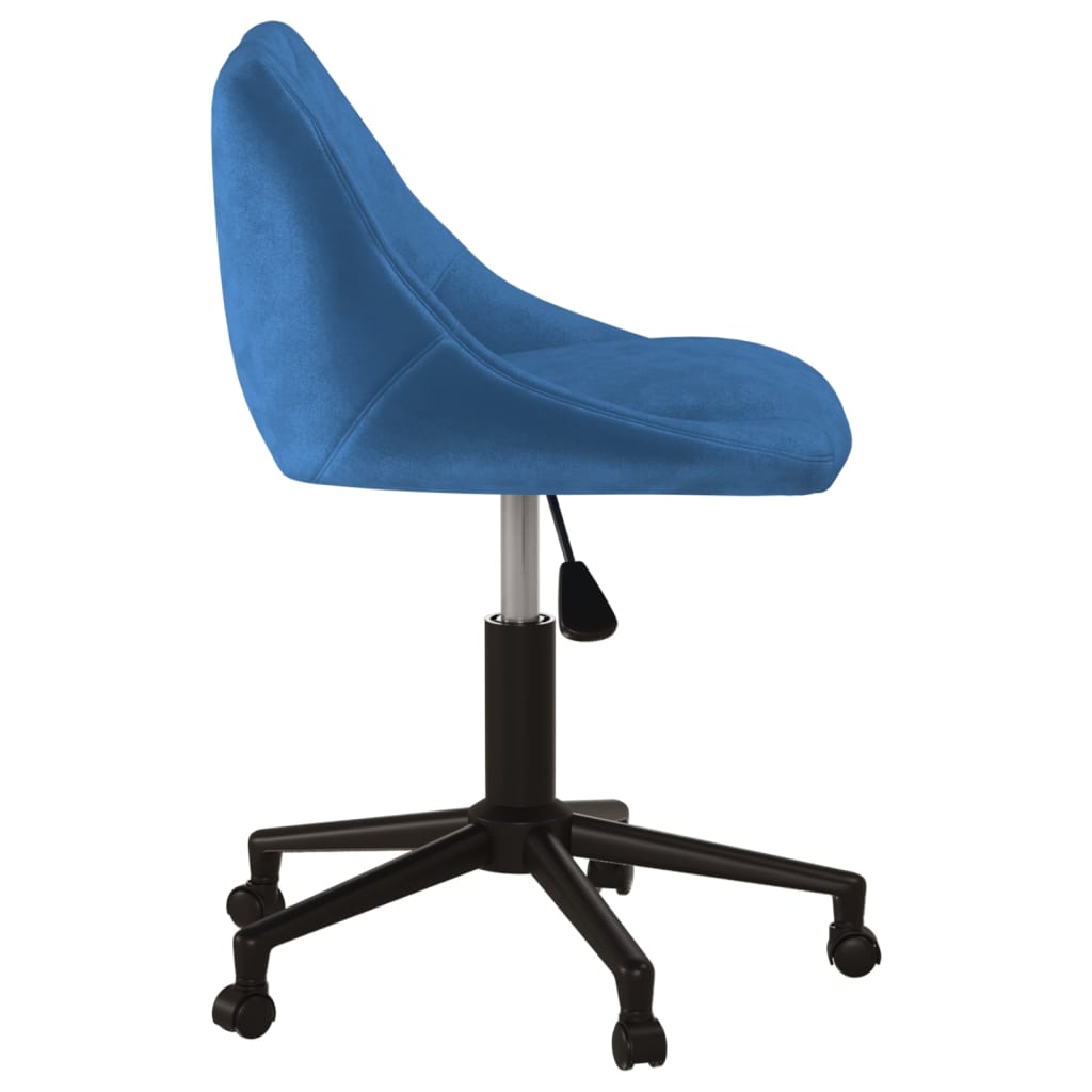 Swivel Dining Chair, Blue, Velvet (335488)