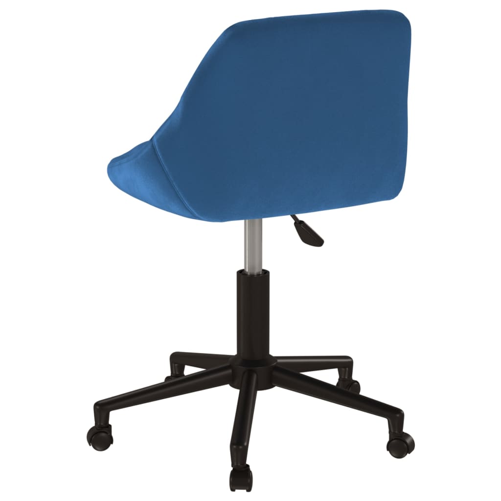 Swivel Dining Chair, Blue, Velvet (335488)