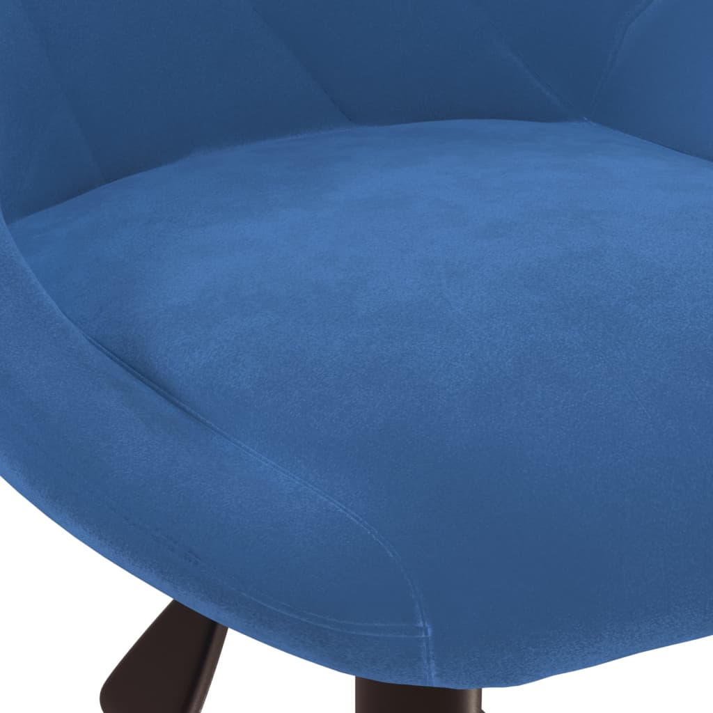 Swivel Dining Chair, Blue, Velvet (335488)