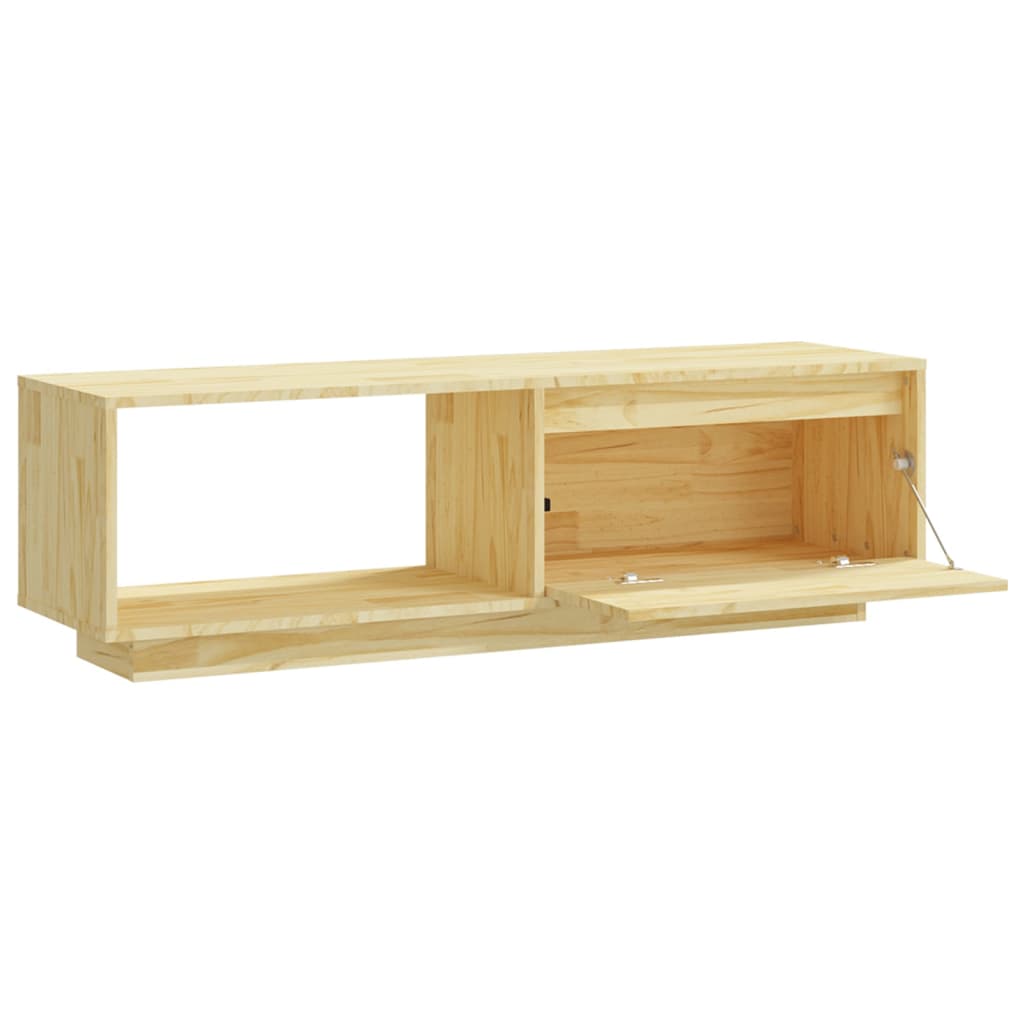 TV skapītis, 110x30x33,5 cm, priedes masīvkoks